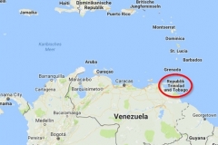 Trinidad und Tobago in der Überblickskarte